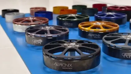 First batch of anodised rotors