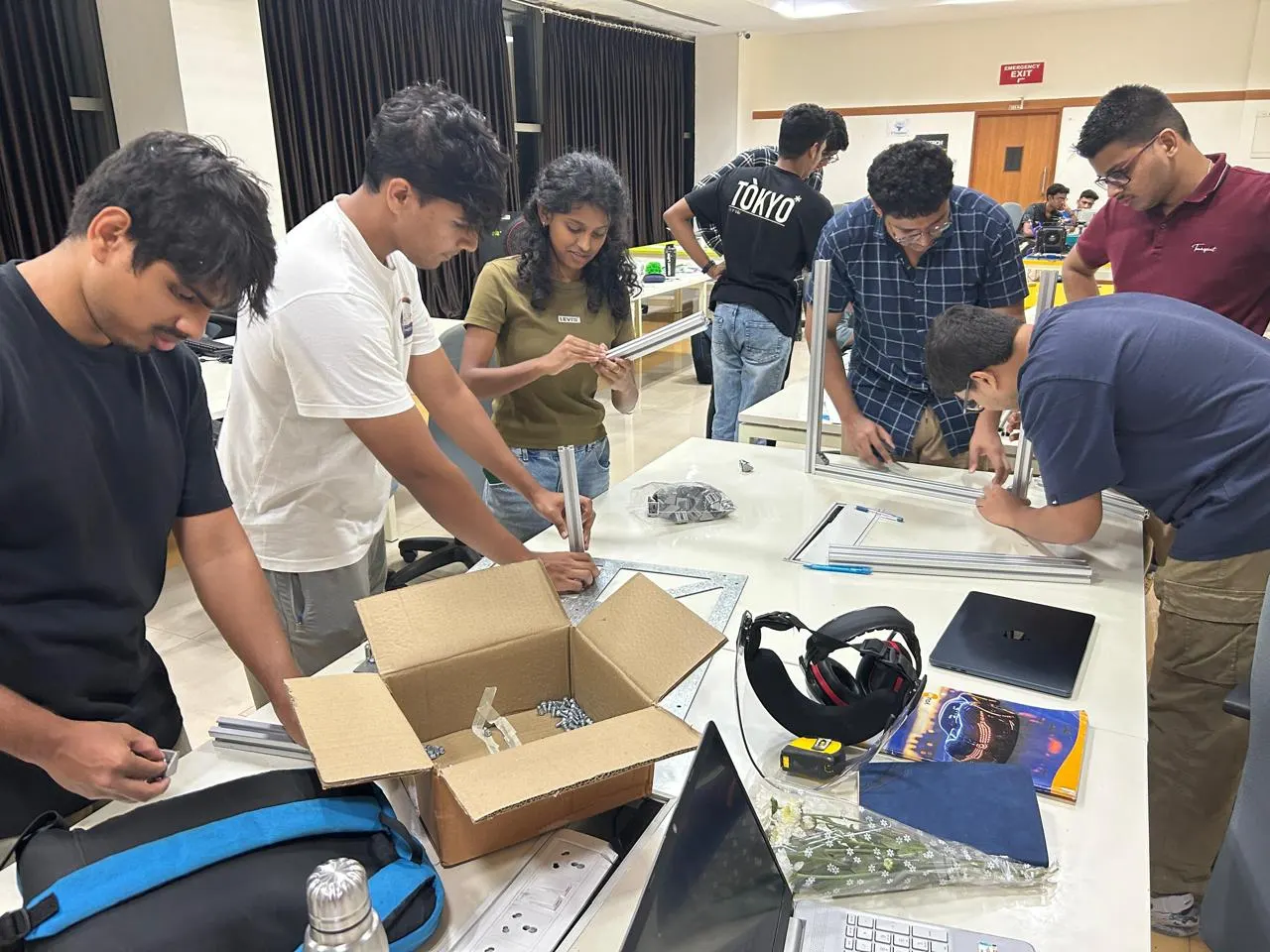 Unboxing components in the lab
