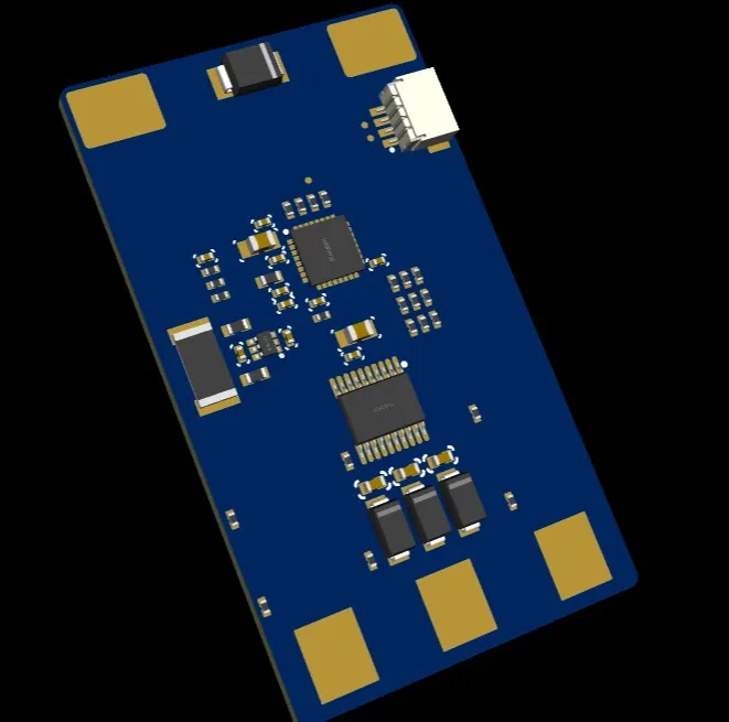 Render of the next ESC revision, bottom side