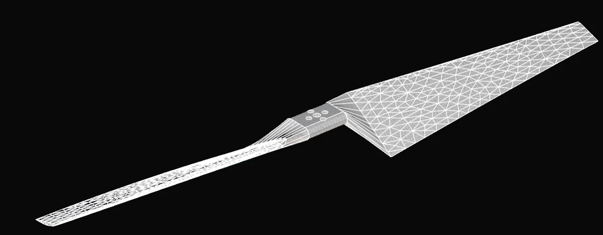 Composite propeller model
